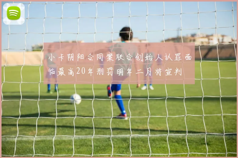 小卡阴阳合同案联合创始人认罪面临最高20年刑罚明年二月将宣判